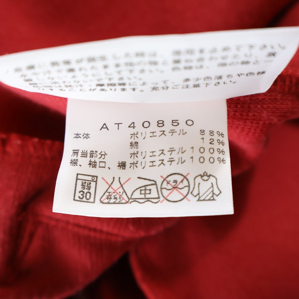 THE NORTH FACE(ザノースフェイス) DENALI TRACK JACKET フロントロゴ ジップアップジャケット ジャージ レッド AT40850