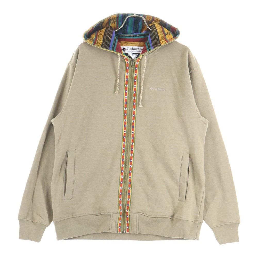 Columbia(コロンビア) ペコス フーディ ジップアップパーカー ベージュ PM6188