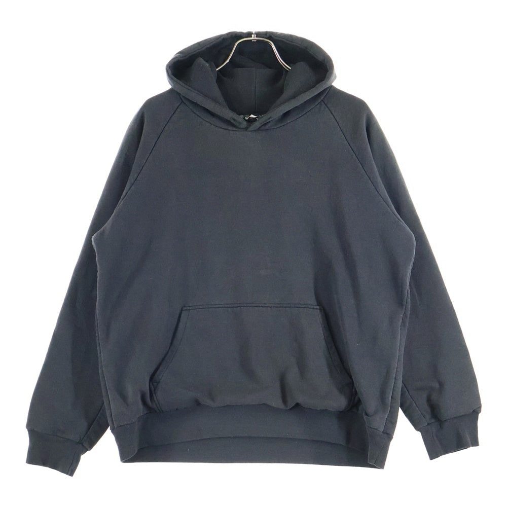 CHROME HEARTS(クロムハーツ) OLD HORSESHOE SWTSHRT PLVR FOODIE オールド 袖フローラルバックホースシュープリント プルオーバーパーカー グレー