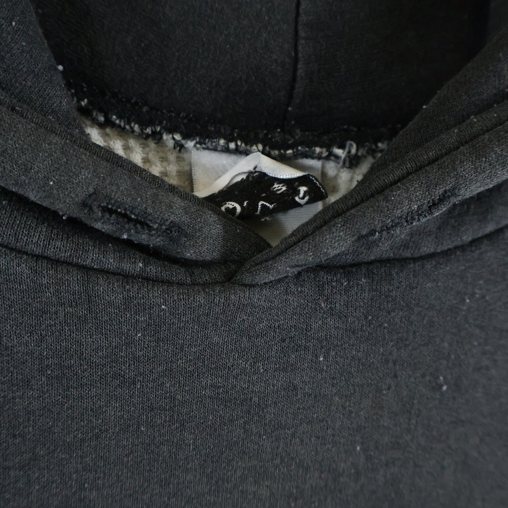 CHROME HEARTS(クロムハーツ) OLD HORSESHOE SWTSHRT PLVR FOODIE オールド 袖フローラルバックホースシュープリント プルオーバーパーカー グレー