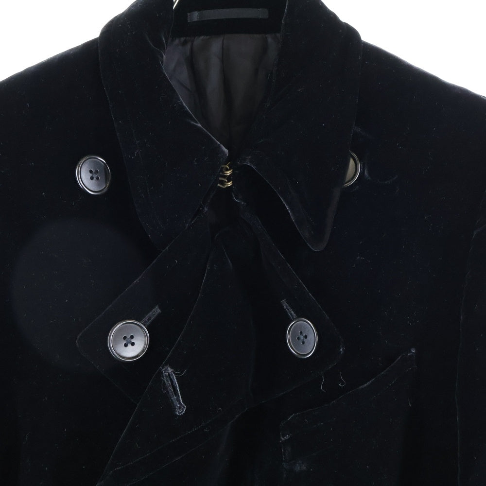 Paul Smith(ポールスミス) ベルベット チェスターコート ブラック PM-KY-40306