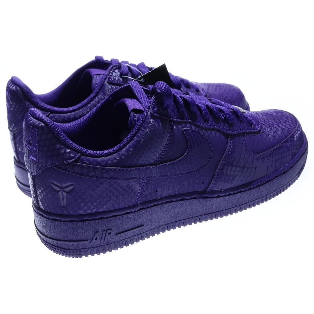 NIKE(ナイキ) ×Kobe Bryant AIR FORCE 1 Court Purple コービー ブライアント エアフォース 1 コートパープル ローカットスニーカー パープル US9/27cm IB0018-500