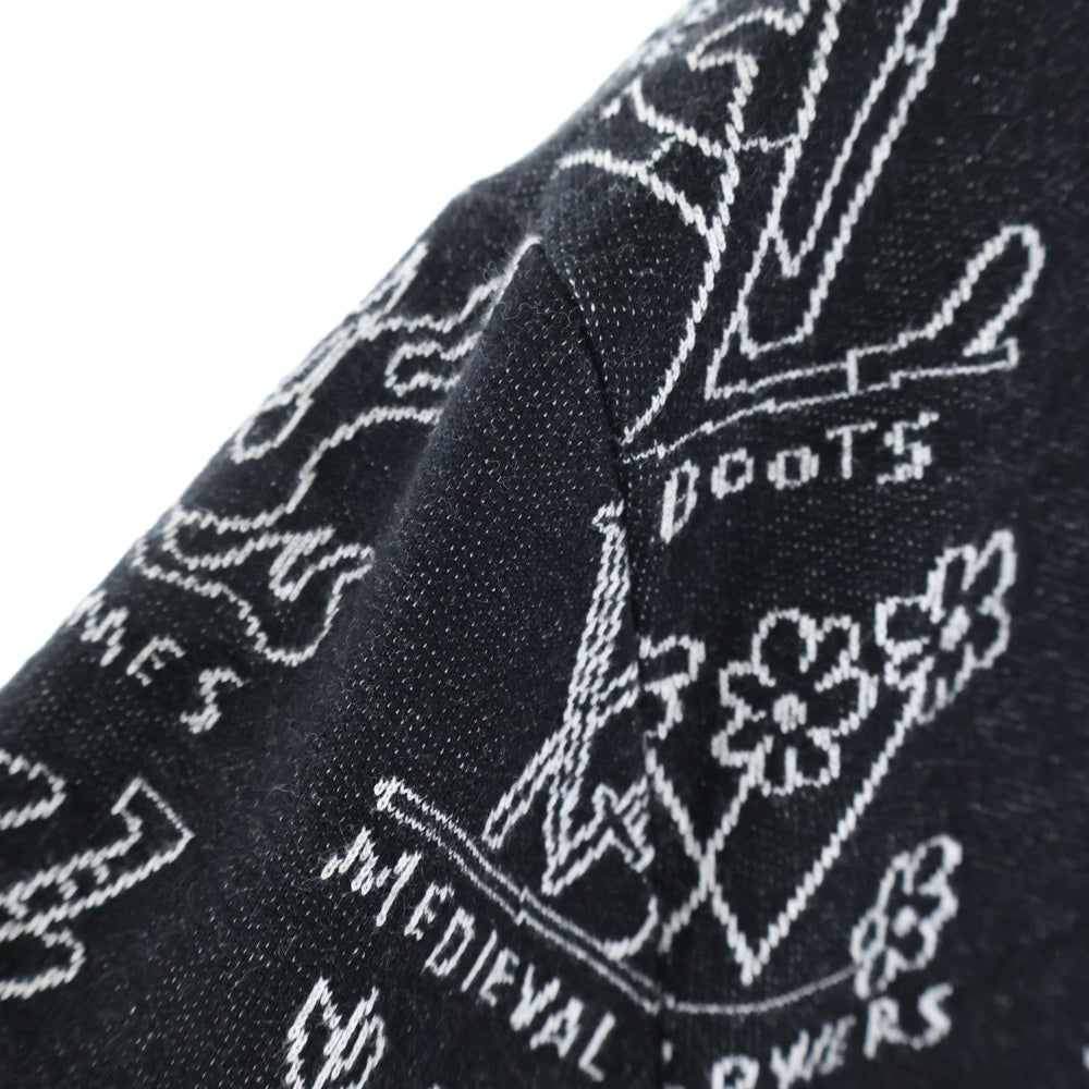 LOUIS VUITTON(ルイヴィトン) 21SS LV カートゥーン ジャガード ジップアップ ブルゾン ジャケット ブラック RM211M ZMH HKY21W