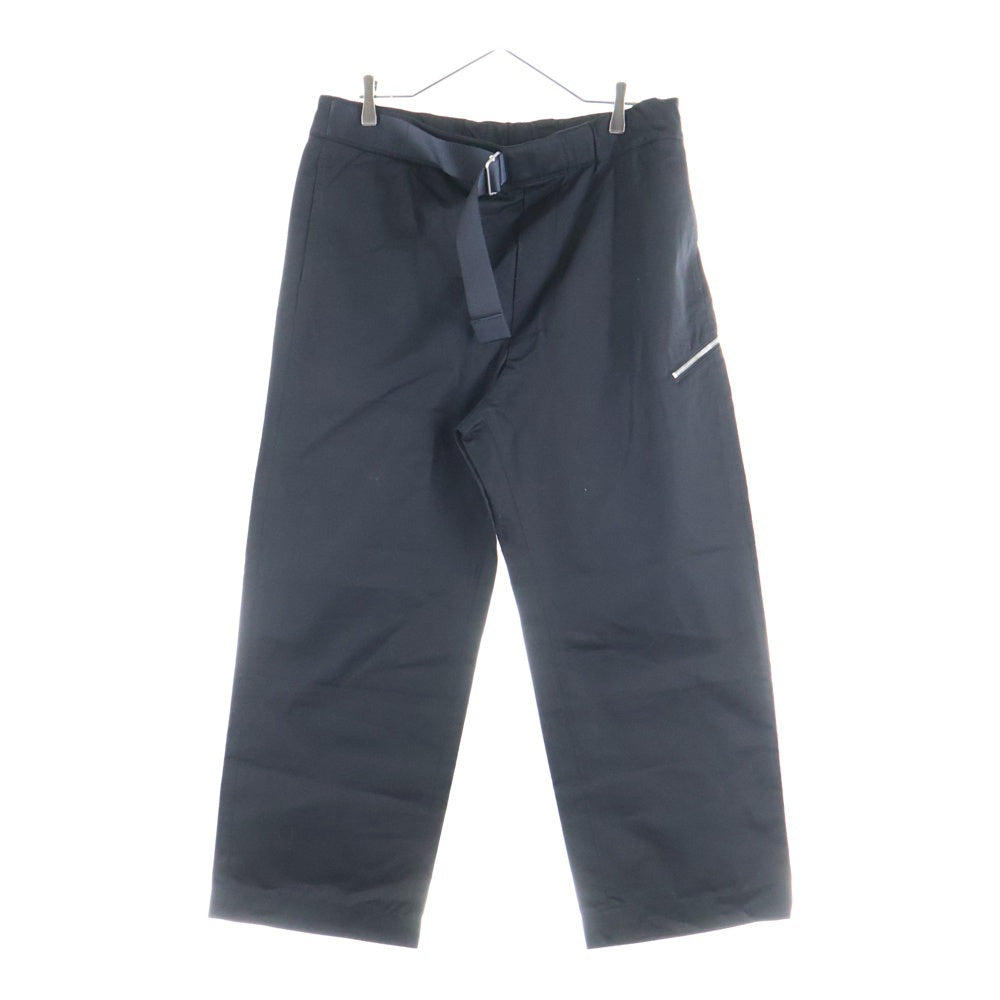 OAMC(オーエーエムシー) 24SS Regs Pant コットン レッグス ベルテッドパンツ ブラック 24E28OAU75