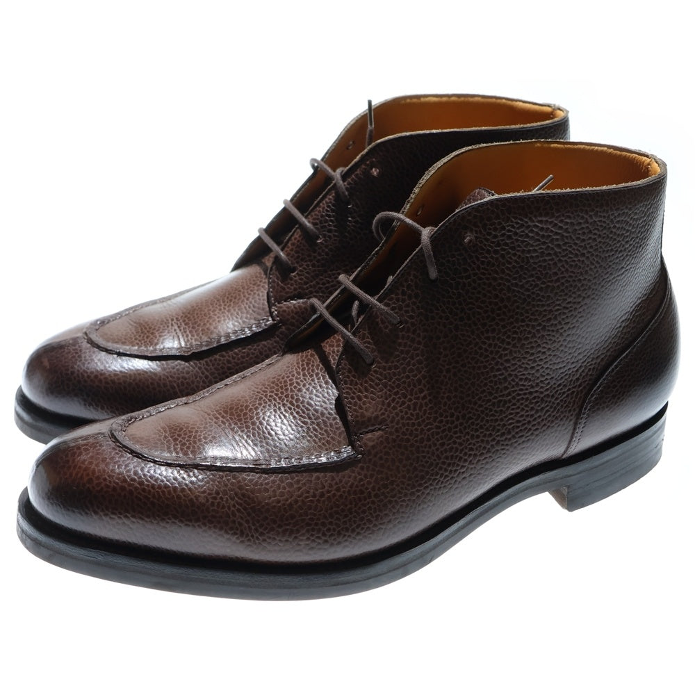 EDWARD GREEN(エドワードグリーン) HALIFAX ハリファックス モックトゥ レースアップ チャッカブーツ ブラウン 18357