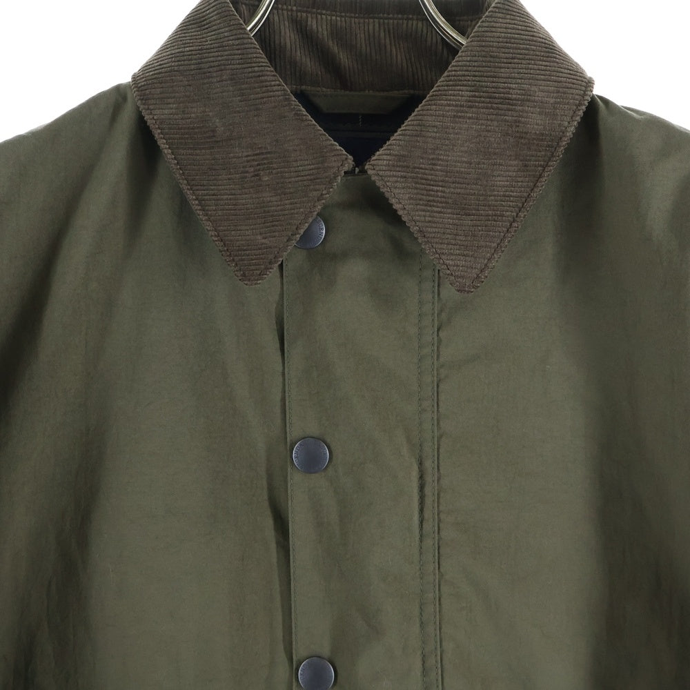 DESCENDANT(ディセンダント) 19SS GAME SOUTIEN COLLAR COAT ゲーム ステンカラー コットン カバーオール ジャケット コート グリーン