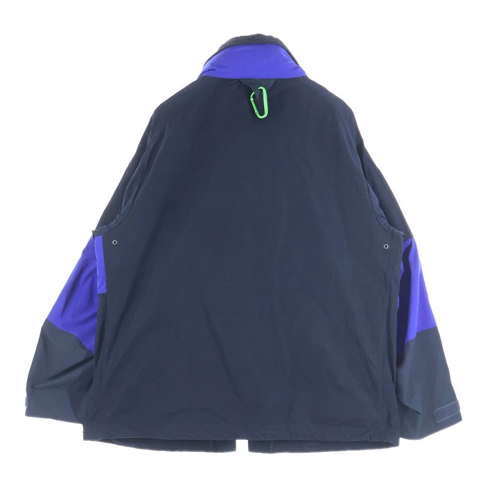 White Mountaineering(ホワイトマウンテニアリング) 24SS MULTI POCKETS MOUNTAIN PARKA マルチポケット マウンテンパーカー ジャケット ブラック/ブルー WM2471204