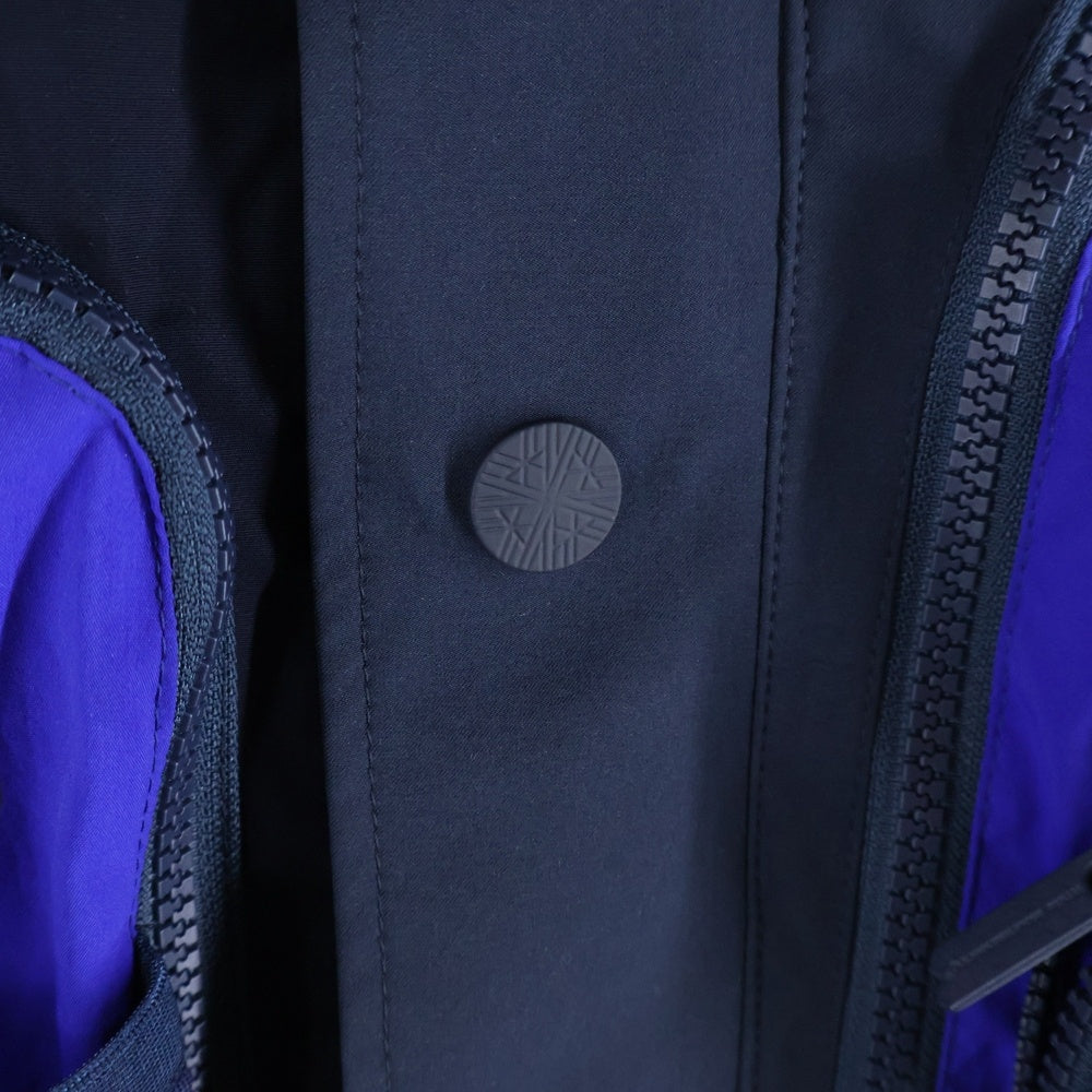 White Mountaineering(ホワイトマウンテニアリング) 24SS MULTI POCKETS MOUNTAIN PARKA マルチポケット マウンテンパーカー ジャケット ブラック/ブルー WM2471204