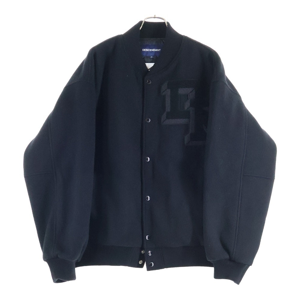 DESCENDANT(ディセンダント) 24AW ×Ron Herman 15th Anniversary Varsity Jacket ロンハーマン 15周年記念 バーシティジャケット スタジャン ブルゾン ブラック