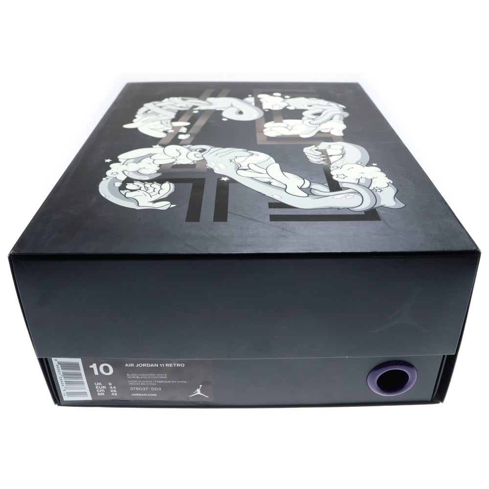 NIKE(ナイキ) AIR JORDAN 11 RETRO SPACE JAM エアジョーダン 11 レトロ スペースジャム ハイカットスニーカー ブラック/ホワイト US10.5/28.5cm 378037‐003