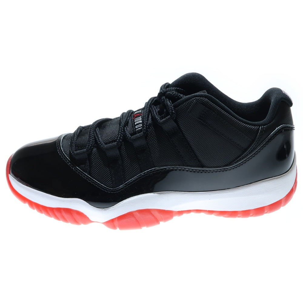 NIKE(ナイキ) AIR JORDAN 11 RETRO LOW BRED エアジョーダン 11 レトロ ローカットスニーカー ブラック/レッド US10/28cm FV5104-006