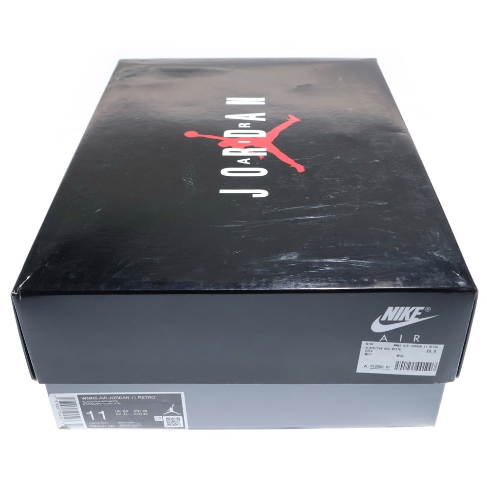 NIKE(ナイキ) WMNS AIR JORDAN 11 RETORO BRED VELVET ウィメンズ エアジョーダン 11 レトロ ブレッドベルベット ハイカットスニーカー ブラック/レッド US11/28cm DB5457-061