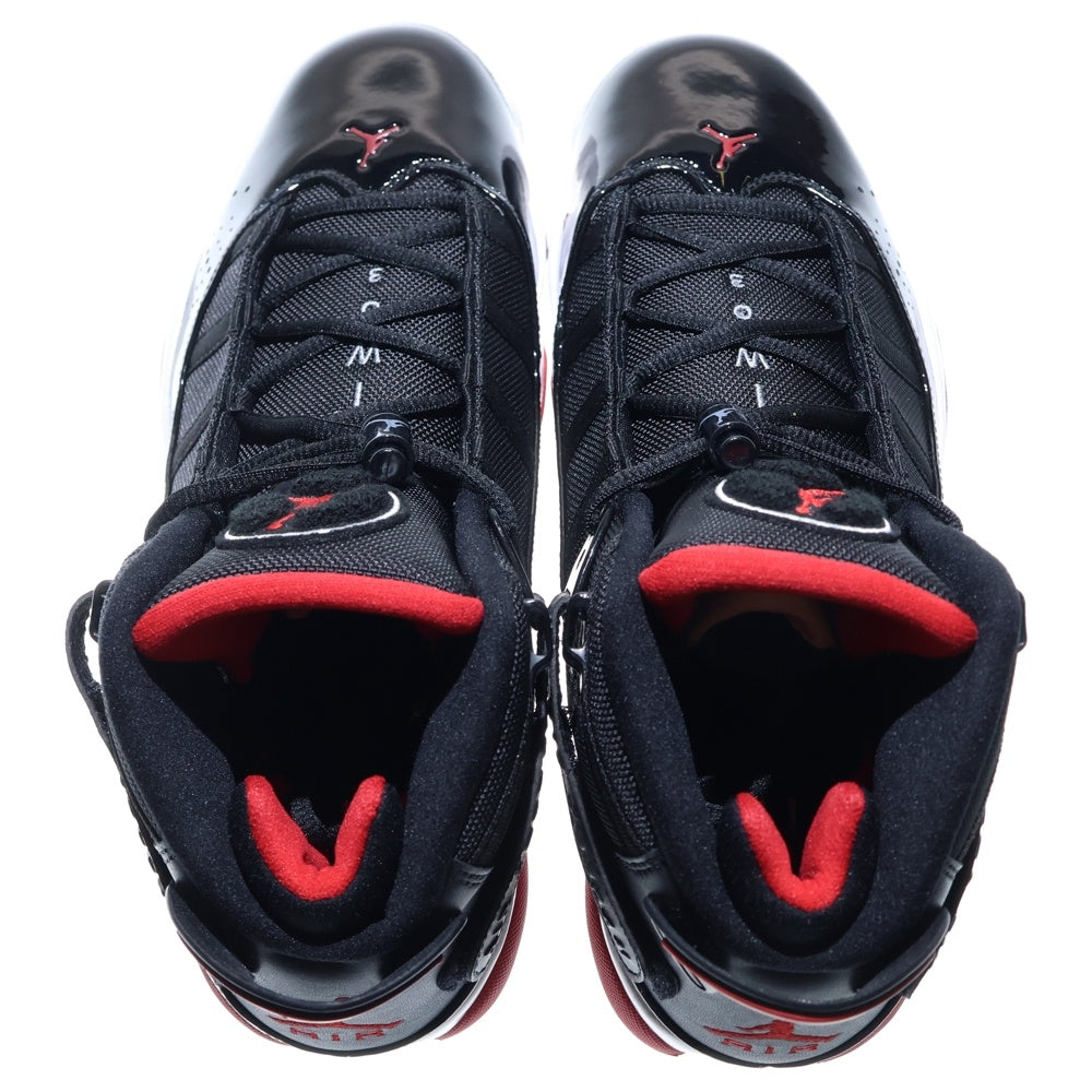 NIKE(ナイキ) AIR JORDAN 6 RINGS BLACK VARSITY RED エアジョーダン 6 ハイカットスニーカー US10.5/28.5cm 322992-062