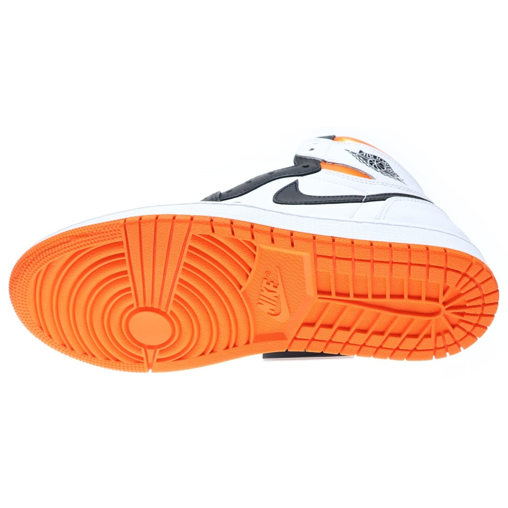 NIKE(ナイキ) AIR JORDAN 1 HIGH OG ELECTRO ORANGE エア ジョーダン 1 エレクトロ オレンジ ハイカットスニーカー ホワイト/オレンジ US8.5/26.5cm 555088-180