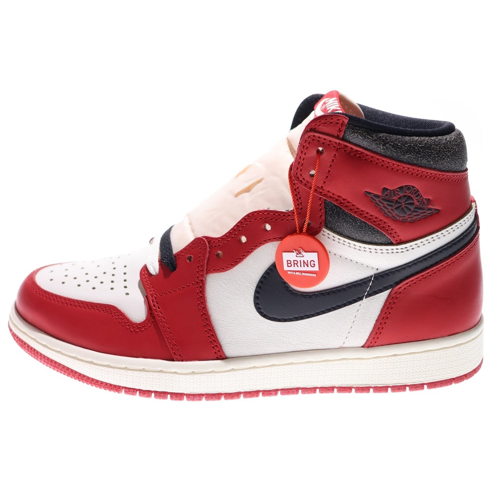 NIKE(ナイキ) AIR JORDAN 1 HIGH OG CHICAGO LOST & FOUND エアジョーダン1ハイロストアンドファウンド ハイカットスニーカー ホワイト/レッド US8.5/26.5cm DZ5485-612