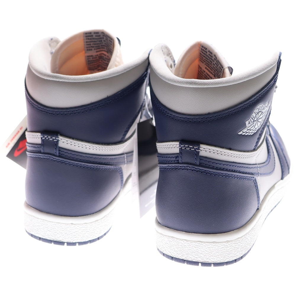 NIKE(ナイキ) AIR JORDAN 1 HIGH 85 GEORGETOWN エアジョーダン1 ジョージタウン ハイカットスニーカー ネイビー/グレー US9/27cm BQ4422-400