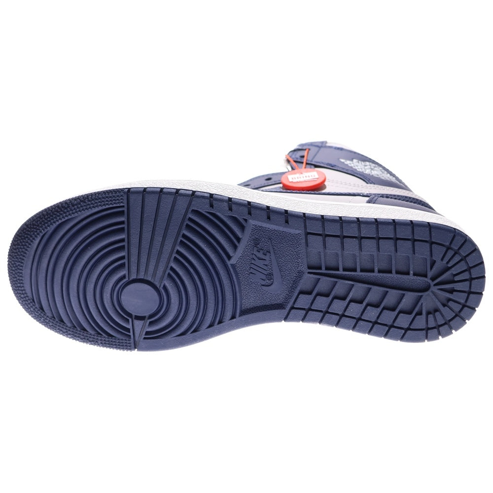 NIKE(ナイキ) AIR JORDAN 1 HIGH 85 GEORGETOWN エアジョーダン1 ジョージタウン ハイカットスニーカー ネイビー/グレー US8.5/26.5cm BQ4422-400