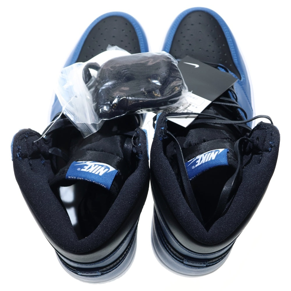 NIKE(ナイキ) AIR JORDAN 1 RETRO OG DARK MARINA BLUE エアジョーダン1 ダークマリーナブルー ハイカットスニーカー ブルー/ブラック US8.5/26.5cm 555088-404