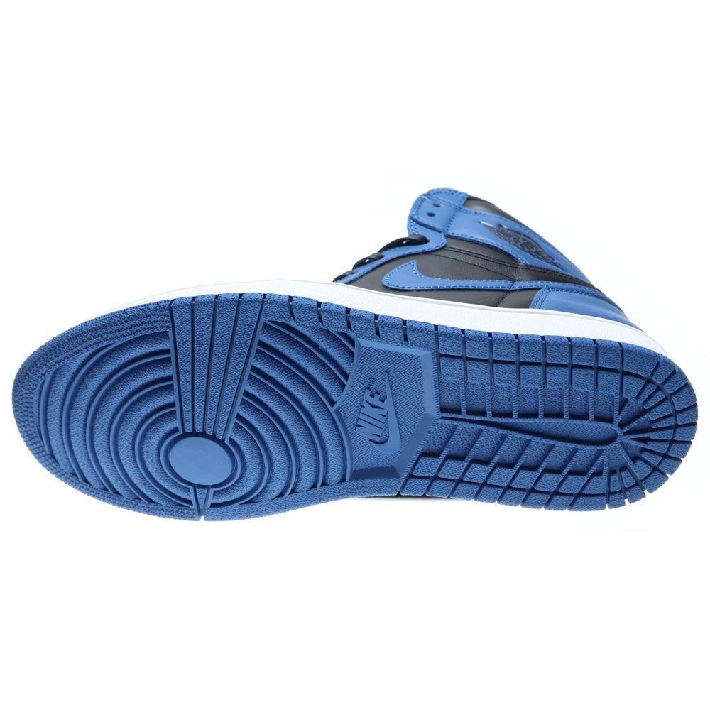 NIKE(ナイキ) AIR JORDAN 1 RETRO OG DARK MARINA BLUE エアジョーダン1 ダークマリーナブルー ハイカットスニーカー ブルー/ブラック US8.5/26.5cm 555088-404
