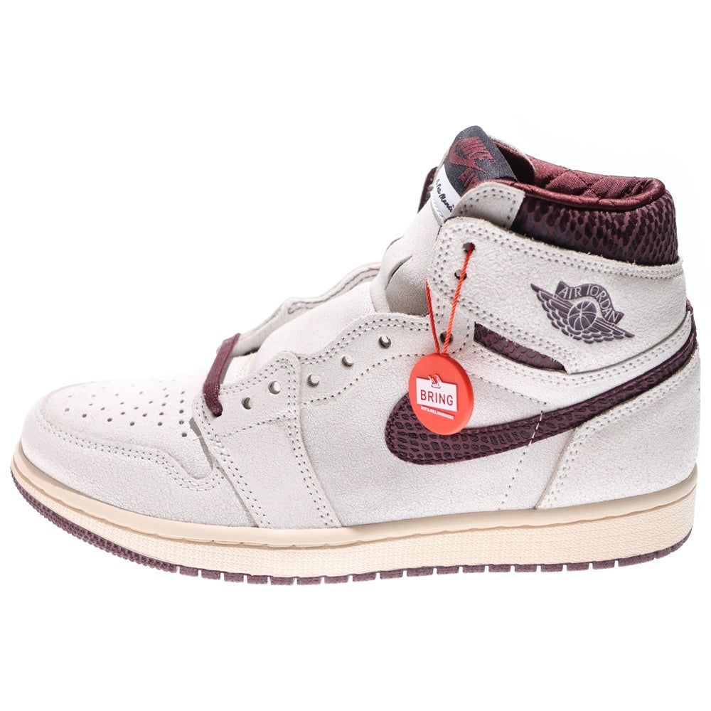 NIKE(ナイキ) ×A MA MANIERE AIR JORDAN 1 RETRO HIGH OG SP アママニエール エアジョーダン1 ハイカットスニーカー アイボリー US8.5/26.5cm DO7097-100