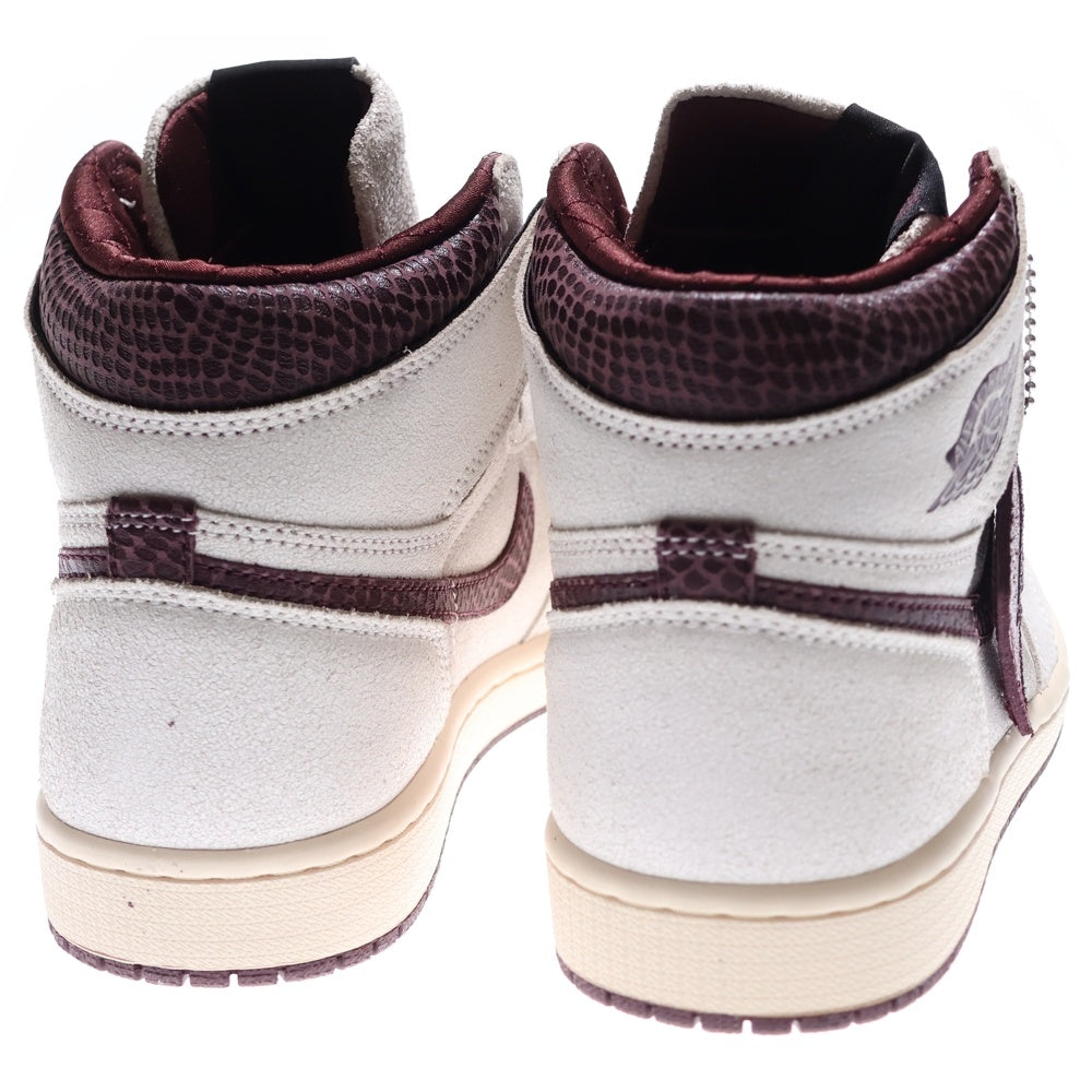 NIKE(ナイキ) ×A MA MANIERE AIR JORDAN 1 RETRO HIGH OG SP アママニエール エアジョーダン1 ハイカットスニーカー アイボリー US8.5/26.5cm DO7097-100