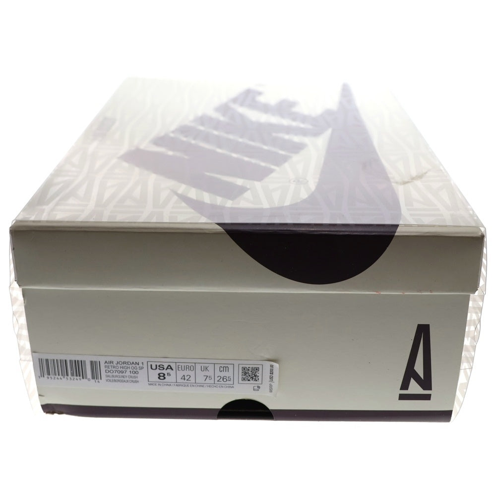 NIKE(ナイキ) ×A MA MANIERE AIR JORDAN 1 RETRO HIGH OG SP アママニエール エアジョーダン1 ハイカットスニーカー アイボリー US8.5/26.5cm DO7097-100
