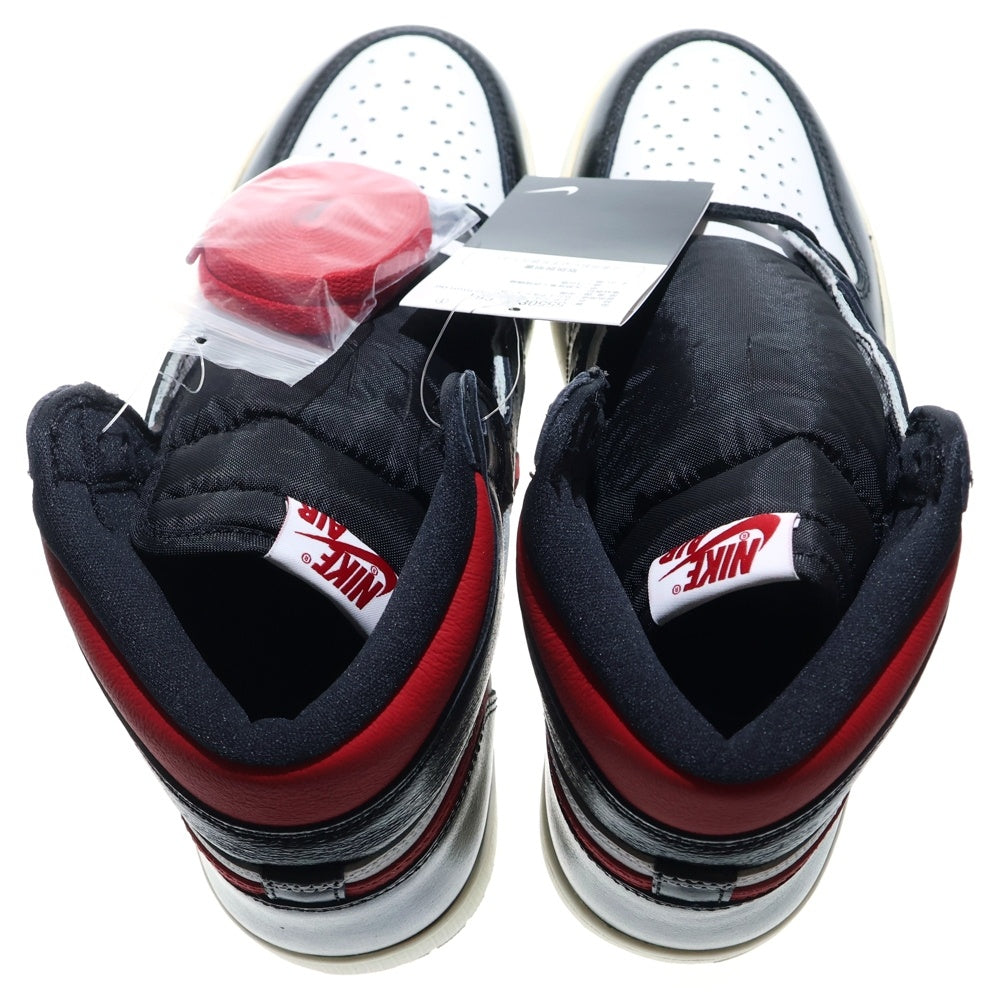 NIKE(ナイキ) AIR JORDAN 1 RETRO HIGH OG SAIL UNIVERSITY RED エアジョーダン1 レトロ オージー セイル ユニバーシティレッド ハイカットスニーカー 555088-061