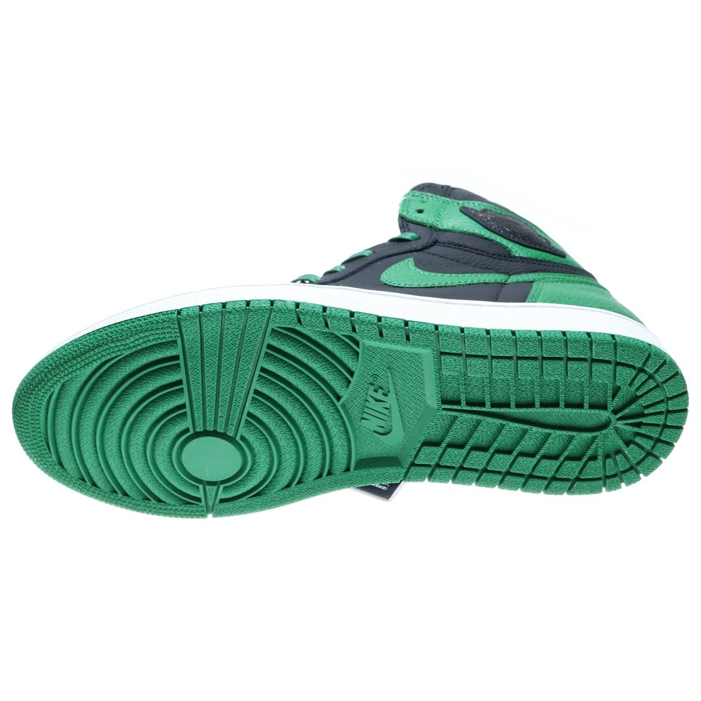 NIKE(ナイキ) AIR JORDAN 1 RETRO HIGH OG PINE GREEN 555088-030 エアジョーダン1 レトロ パイングリーン ハイカットスニーカー ブラック/グリーン US8.5/26.5cm 555088-030