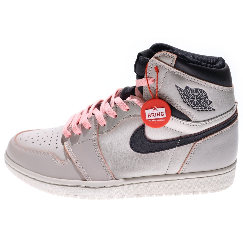 NIKE(ナイキ) AIR JORDAN 1 HIGH OG NYC TO PARIS エアジョーダン 1 ハイカットスニーカー グレー US8.5/26.5cm CD6578-006
