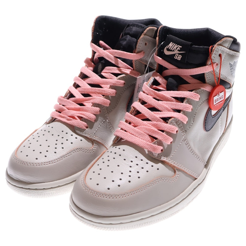 NIKE(ナイキ) AIR JORDAN 1 HIGH OG NYC TO PARIS エアジョーダン 1 ハイカットスニーカー グレー US8.5/26.5cm CD6578-006