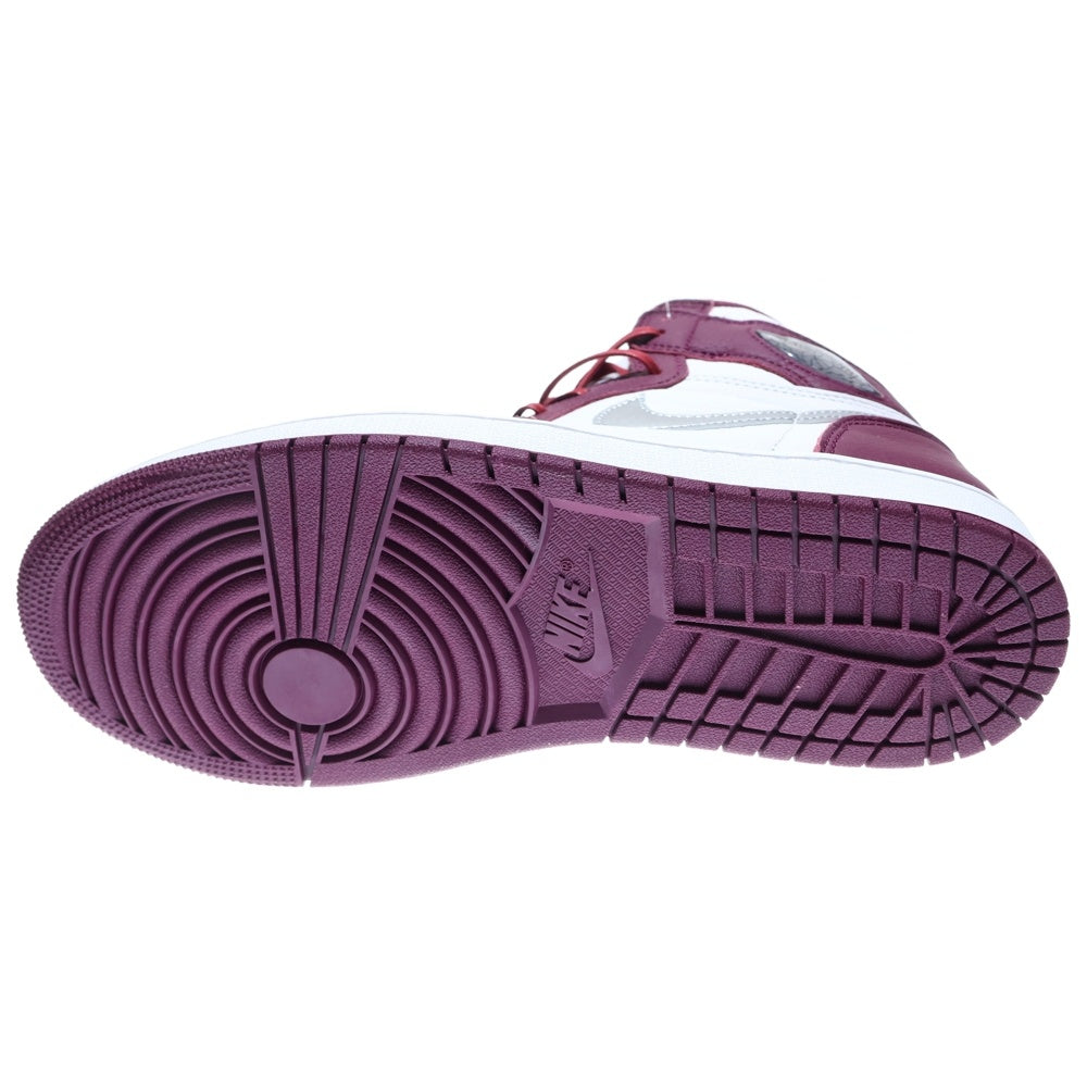 NIKE(ナイキ) AIR JORDAN 1 HIGH OG BORDEAUX エアジョーダン1 ハイカットスニーカー ボルドー US8.5/26.5cm 555088-611