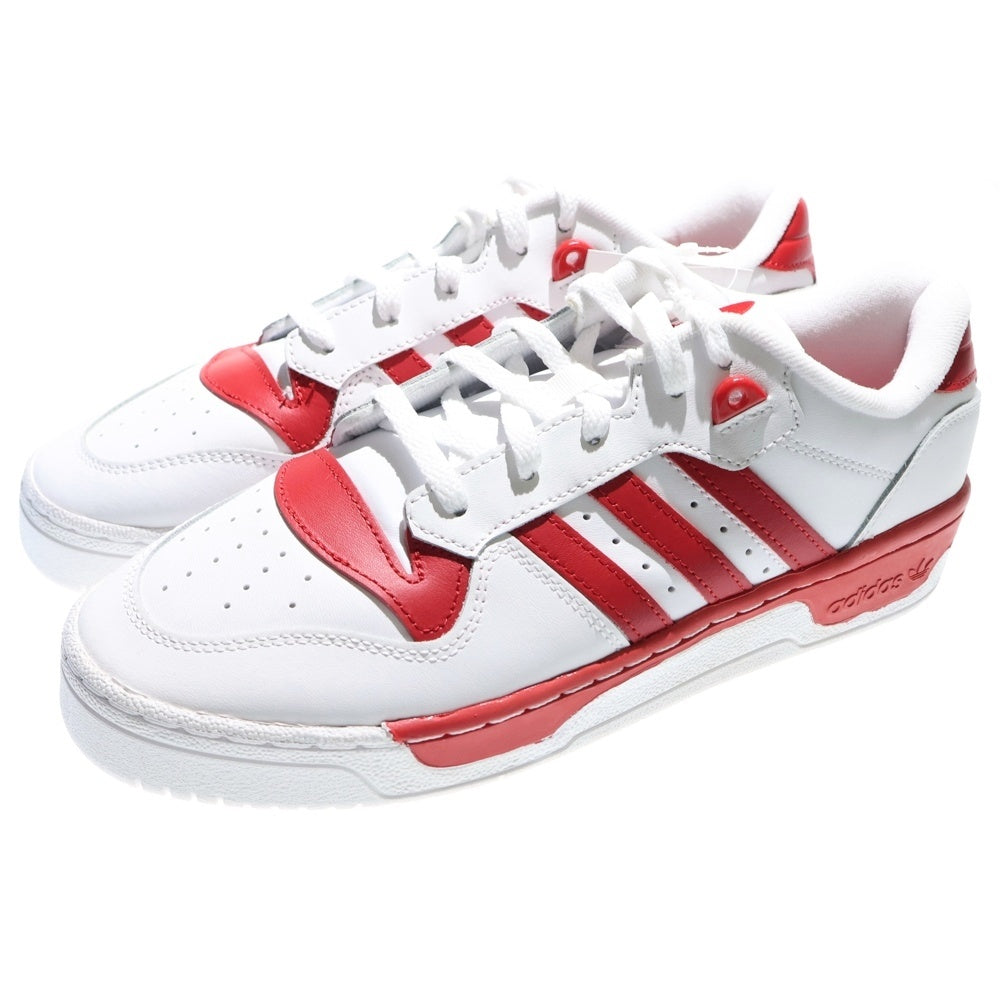 adidas(アディダス) RIVALRY LOW ライバルリー ローカットスニーカー ホワイト/レッド US8.5/26.5cm GZ9793