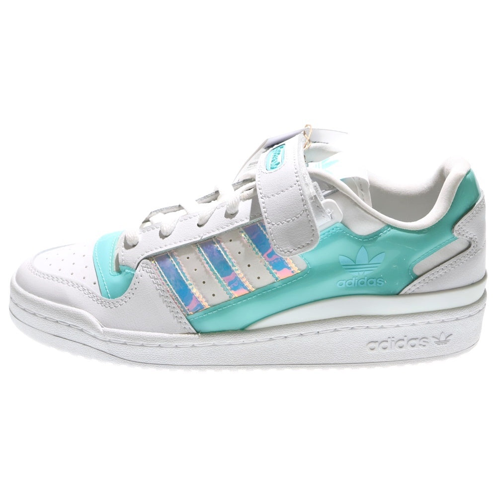 adidas(アディダス) FORUM LOW PULSE AQUA フォーラム ロー パルス アクア ローカットスニーカー ホワイト/ライトブルー US8.5/26.5cm GX3398