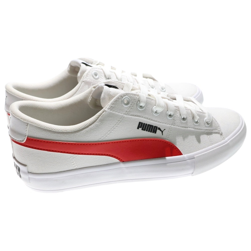 PUMA(プーマ) Bari Casual CV バリカジュアル ローカットスニーカー ホワイト/レッド US8.5/26.5cm 389383 03