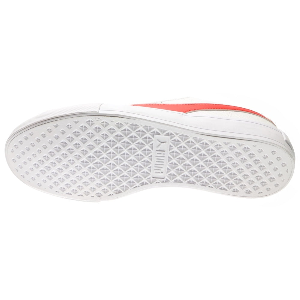 PUMA(プーマ) Bari Casual CV バリカジュアル ローカットスニーカー ホワイト/レッド US8.5/26.5cm 389383 03