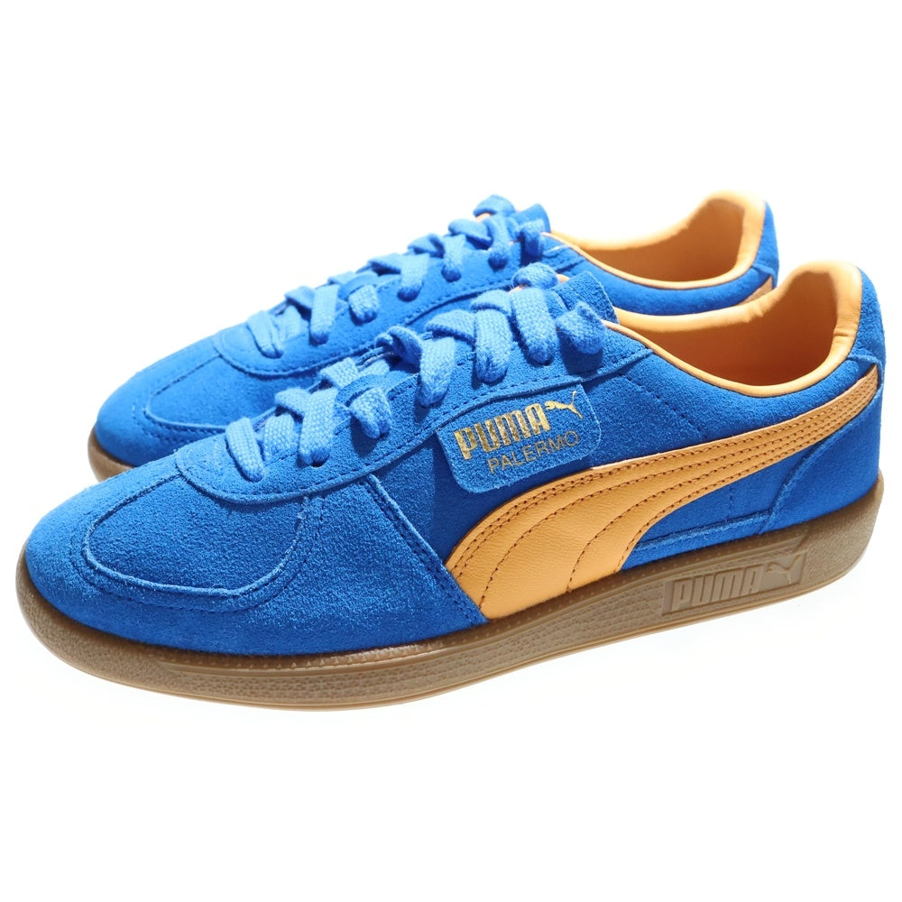 PUMA(プーマ) Palermo パレルモ スエード ローカットスニーカー ブルー US8.5/26.5cm 396463 17