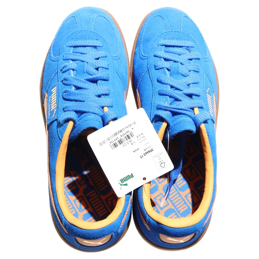 PUMA(プーマ) Palermo パレルモ スエード ローカットスニーカー ブルー US8.5/26.5cm 396463 17