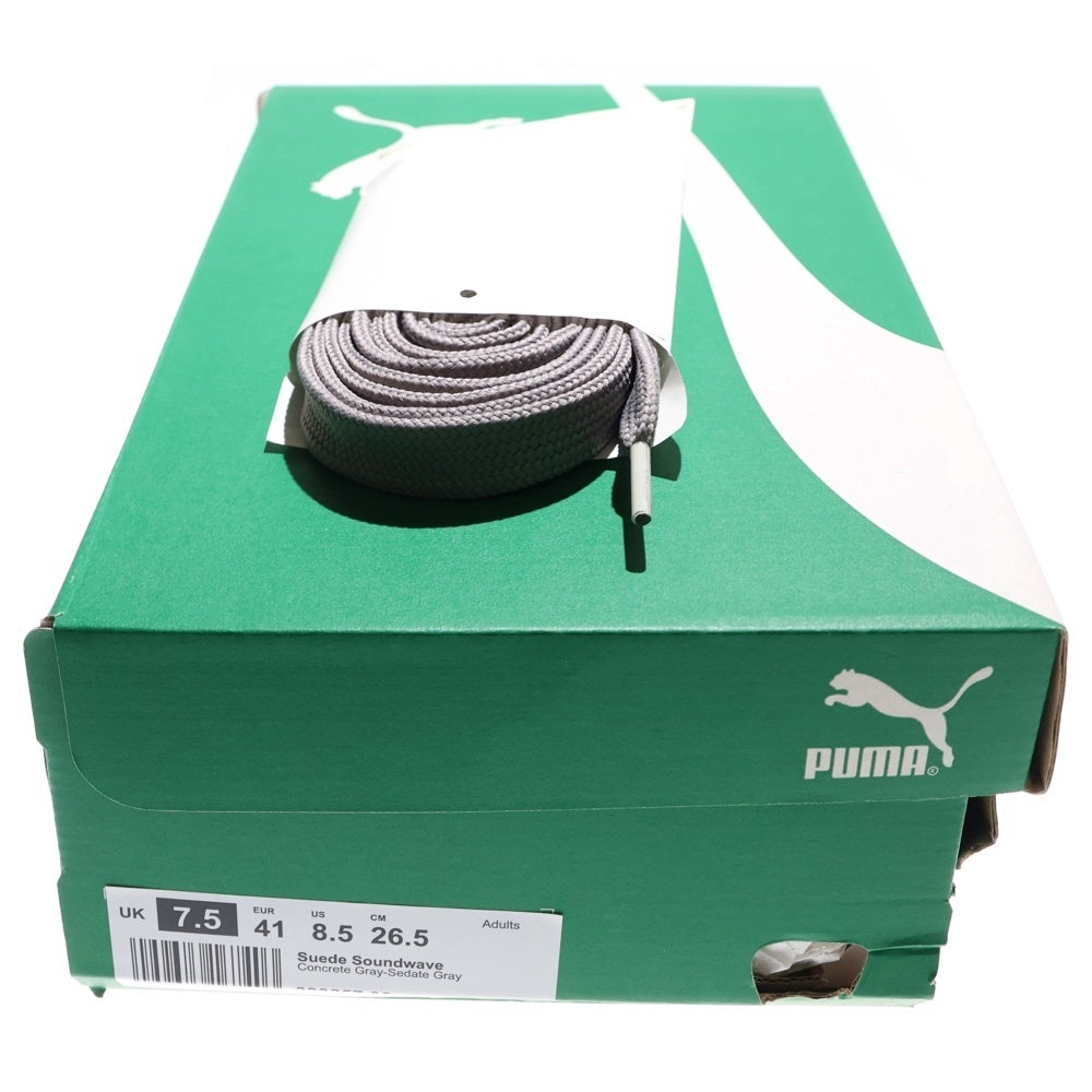 PUMA(プーマ) SUEDE SOUNDWAVE スウェード サウンドウェーブ ローカットスニーカー グレー US8.5/26.5cm 393257-03