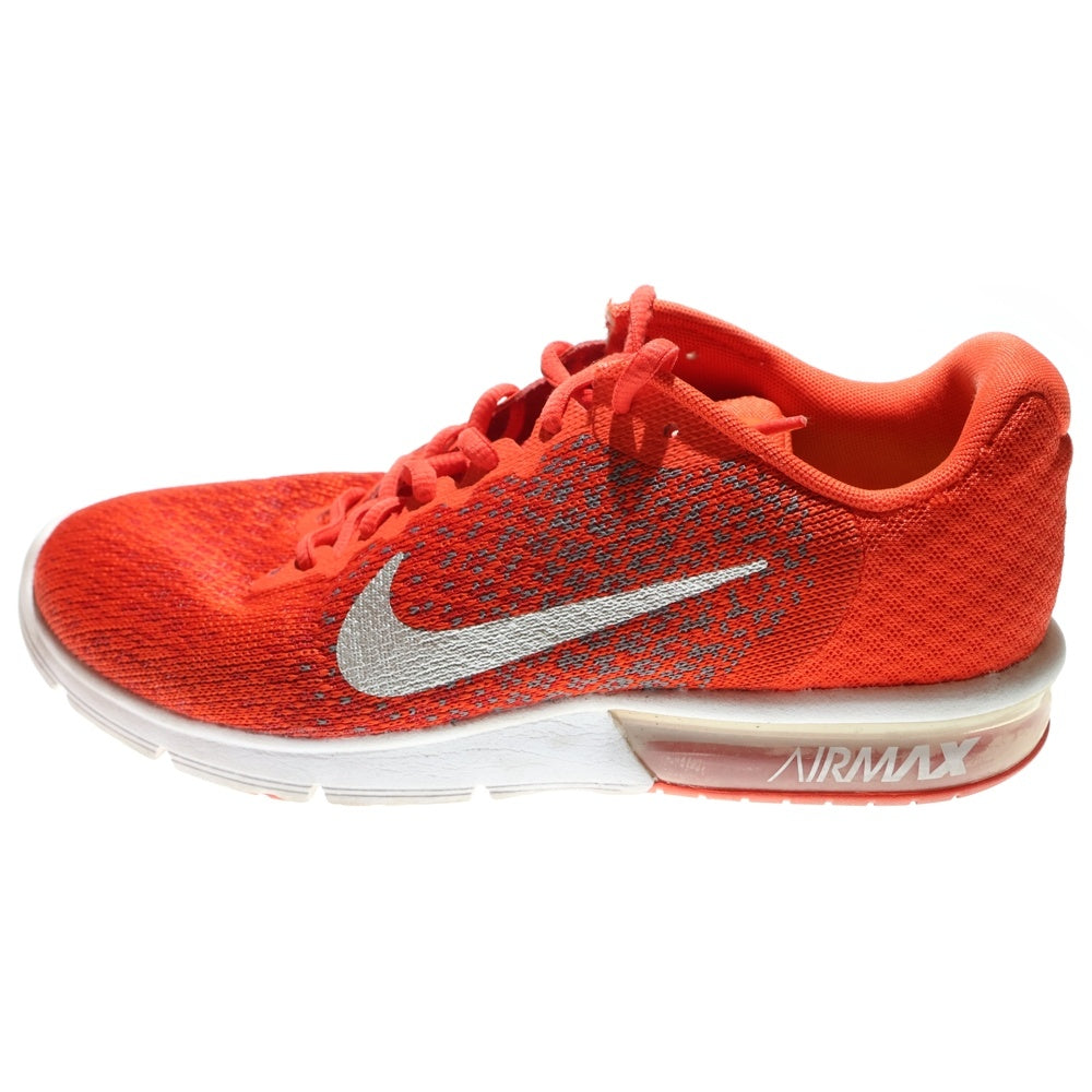 NIKE(ナイキ) AIR MAX SEQUENT2 エアマックス シークエント 2 ローカットスニーカー オレンジ US8.5/26.5cm 852461-800