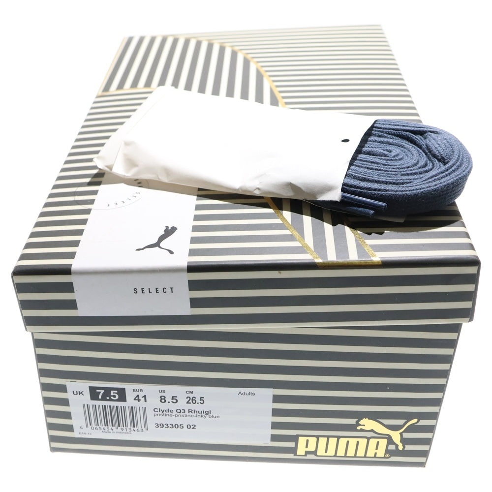PUMA(プーマ) ×RHUIGI CLYDE Q3 RUIGI ルイージ クライド キュースリー ローカットスニーカー ブルー US8.5/26.5cm 393305-02