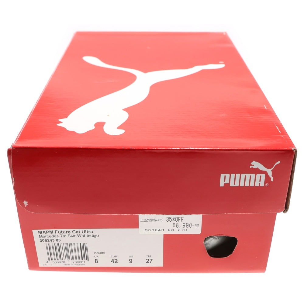PUMA(プーマ) MAPM Future Cat Ultra メルセデス フューチャーキャット ウルトラ ローカットスニーカー ホワイト/グレー US9/27cm 306243 03