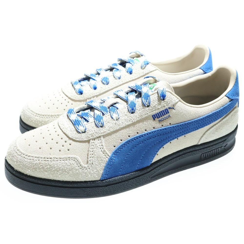 PUMA(プーマ) ×atmos INDOOR OG アトモス インドア ローカットスニーカー アイボリー/ブルー US8.5/26.5cm 398476-01