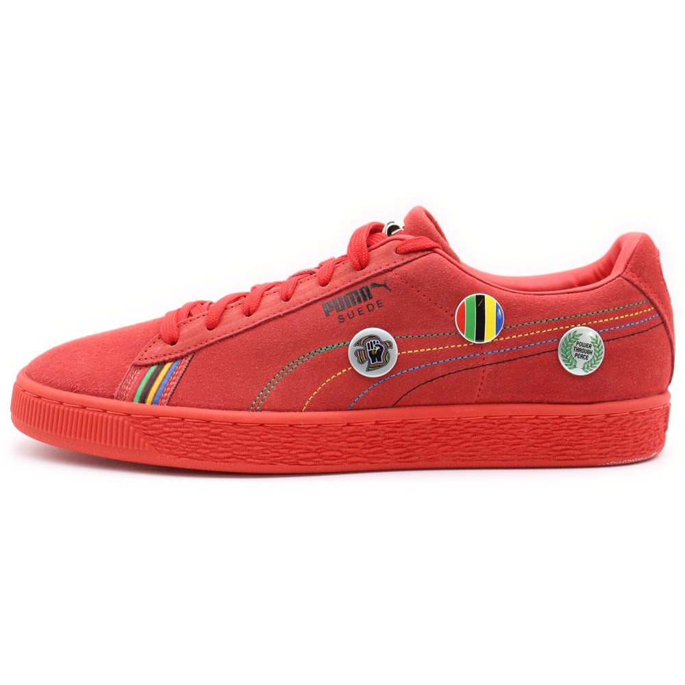 PUMA(プーマ) ×PWR THRU PCE SUEDE パワースルー スウェード ローカットスニーカー レッド US9/27cm 368184-01
