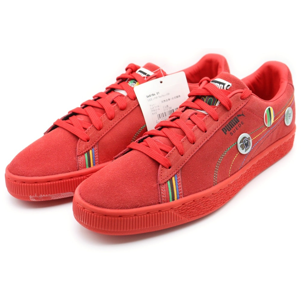 PUMA(プーマ) ×PWR THRU PCE SUEDE パワースルー スウェード ローカットスニーカー レッド US9/27cm 368184-01