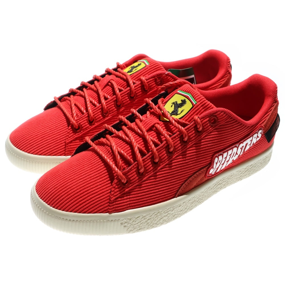 PUMA(プーマ) ×Ferrari CLYDE GC フェラーリ クライド ローカットスニーカー レッド US8.5/26.5cm 307826-02