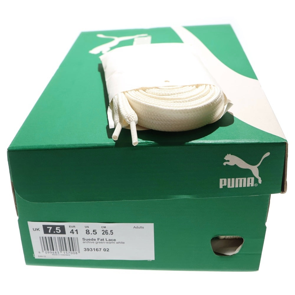 PUMA(プーマ) SUEDE FAT LACE スウェード ファットレース ローカットスニーカー グリーン US8.5/26.5cm 393167-02