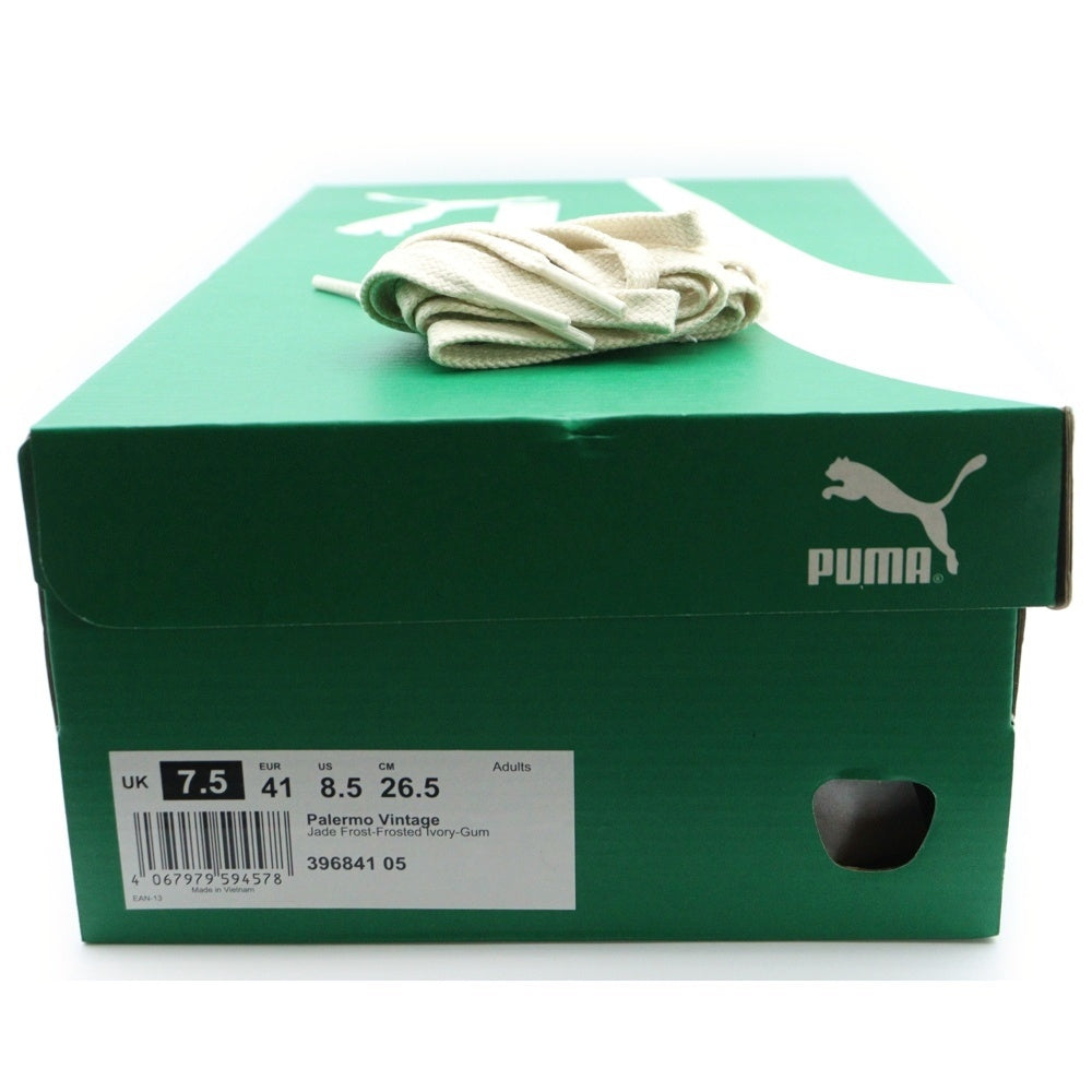 PUMA(プーマ) PALERMO VINTAGE パレルモ ヴィンテージ スウェード ローカットスニーカー ライトグリーン US8.5/26.5cm 396841-05