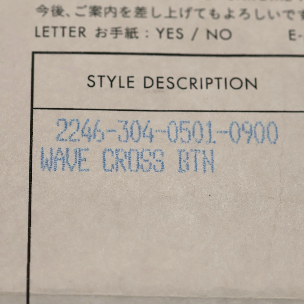 CHROME HEARTS(クロムハーツ) WAVE ウェーブ レザーウォレット 財布 ブラック BCA374