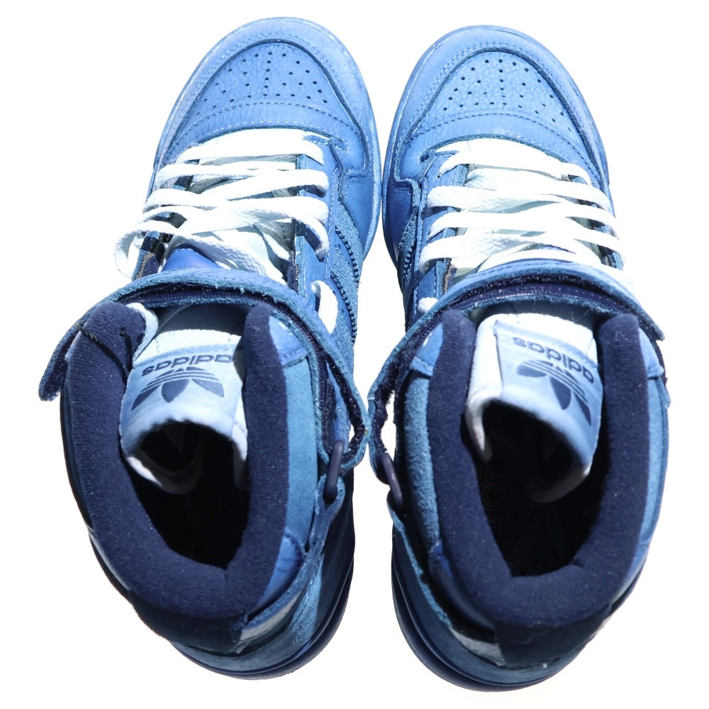 adidas(アディダス) FORUM 84 HIGH BLUE THREAD フォーラム ハイカットスニーカー ブルー US7.5/25.5cm FY7794