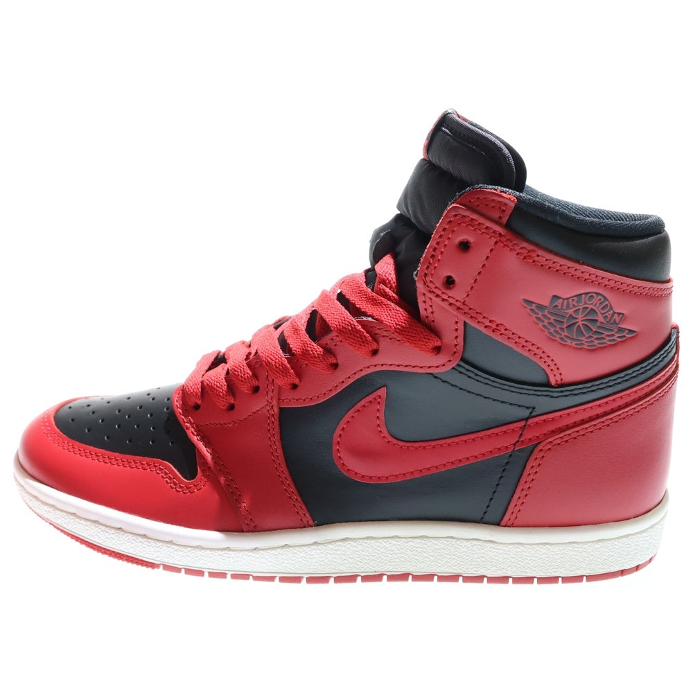 NIKE(ナイキ) AIR JORDAN 1 HIGH 85 VARSITY RED エアジョーダン 1 ハイ 85 バーシティレッド ハイカットスニーカー ブラック/レッド US8/26cm BQ4422-600